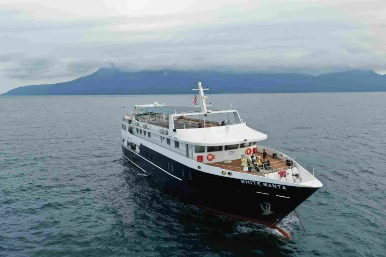 Phinisi exterior during survey inspection