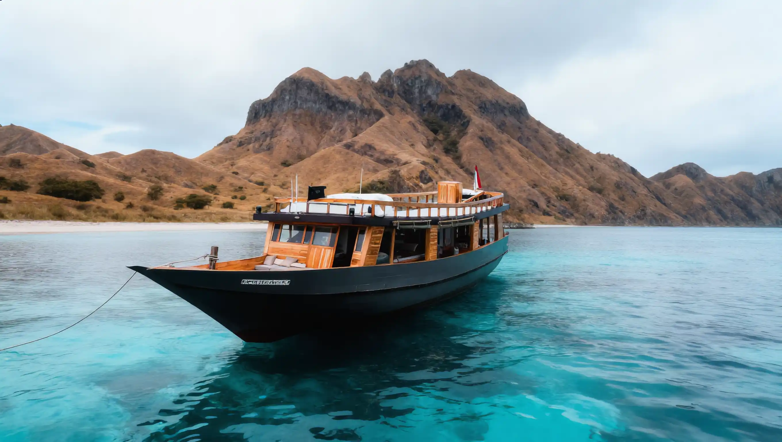 Phinisi in Bali waters
